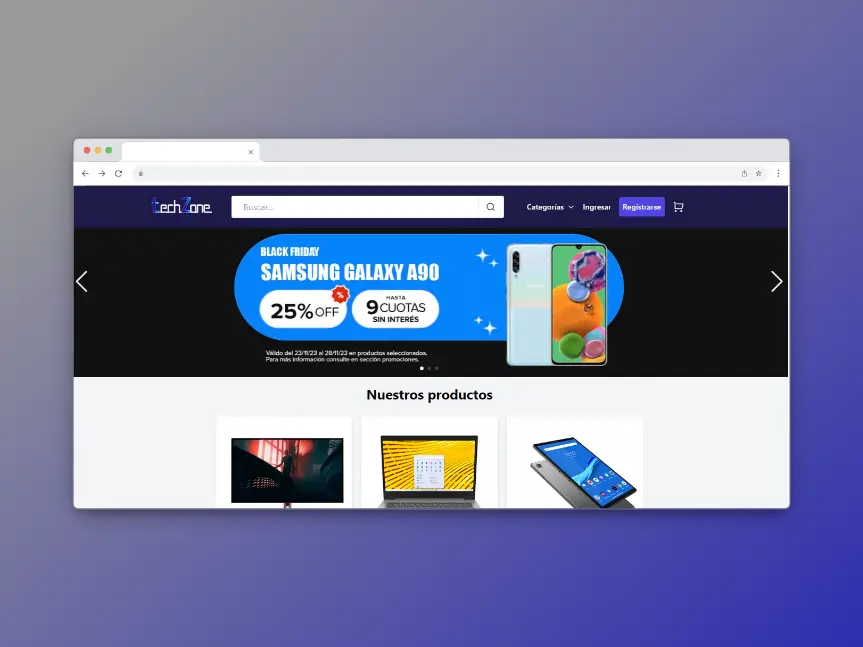 TechZone app Screenshot